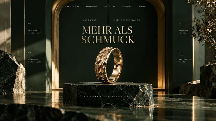 Website für Juwelier
