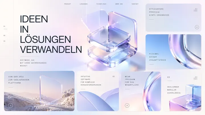 Website für Softwareunternehmen