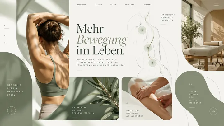 Website für Physiotherapie