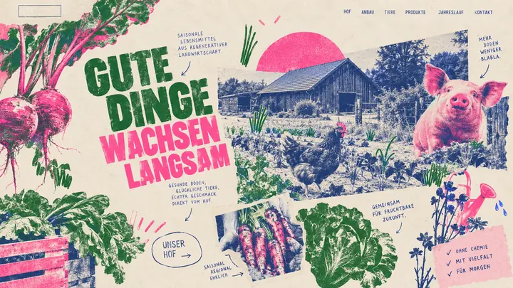 Website für Hofladen