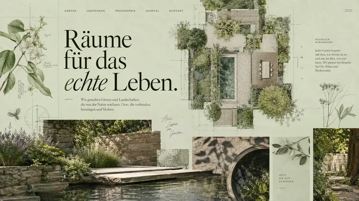 Website für Garten- und Landschaftsbau