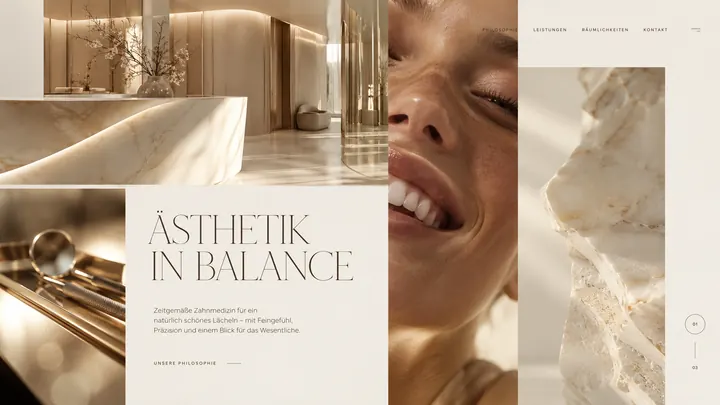 Website für Kosmetikstudio