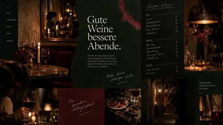 Website für Weinbar