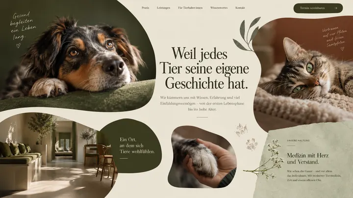 Website für Tierarztpraxis